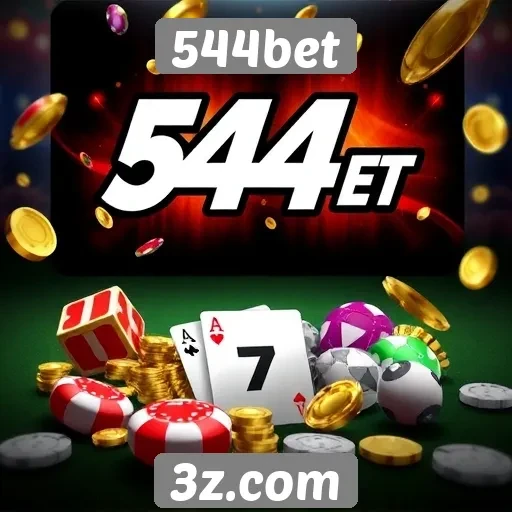 Diversidade de jogos disponíveis na plataforma 544bet