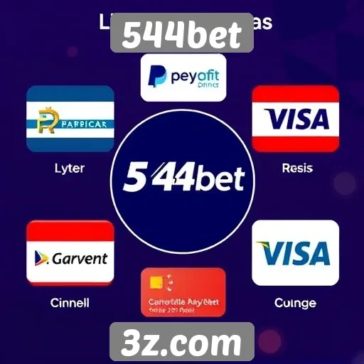 Métodos de pagamento aceitos pelo 544bet